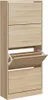 vidaXL Szafka na buty dąb sonoma 63x24x147 cm Materiał Podgląd zdjęcia produktu 3