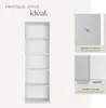 Bibliothèque Lexi 5 étagères - blanc Voir les images du produit 3