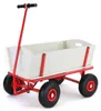 Bollerwagen Holz Handwagen Transportwagen Transportkarre 150kg Rot Top Qualität! – Produktansicht Produktbild-Vorschau
