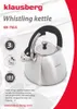 Klausberg Bouilloire 3L KB-7015 Acier Inoxydable Voir les images du produit 9