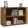 vidaXL Kredens dąb wędzony 80x30x54 cm materiał Podgląd zdjęcia produktu 4
