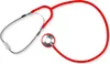 Med Comfort PVC Flachkopf Stethoskop - Rot Produktbild-Vorschau 1