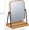 Spiegel met een bamboeframe Productafbeelding-voorbeeld 4