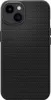 A black iPhone case with a textured surface. Voir les images du produit