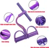 Elastický pás na cvičenie Netscroll PullStar, fialový, 24cm Náhľad obrázku produktu 12