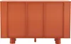 Credenza moderna rettangolare a 3 ante, larga 120 cm, Anteprima dell’immagine prodotto 6