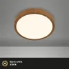 BRILONER -Plafonnier LED, plafonnier en bois, lumière Voir les images du produit 2