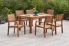 Merxx Gartenmöbel Set Batavia 7tlg., 6 Stapelsessel,  Produktbild-Vorschau 3