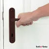 KOTARBAU® Kľučka na dvere s dlhou rozetou na kľúč hnedá Náhľad obrázku produktu 4