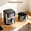 Airfryer 9L, 1800W, 10 Programme, Digitales Touchscreen, Produktbild-Vorschau 5