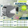 tillvex Schlauchtrommel Wasser 35+2m Grau mit Wandhalterung Produktbild-Vorschau 3