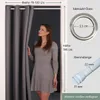 tinycurtains Türvorhang 195x150cm mit Teleskopstange Produktbild-Vorschau 2