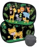 2X HECKBO Auto Sonnenblenden Kinder Dschungel Motiv mit 8 Produktbild-Vorschau 1