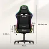 Huzaro Force 6.2 | RGB LED Beleuchtung Gaming Stuhl Gamer Produktbild-Vorschau 4