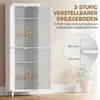 HOMCOM Badezimmerschrank 170 cm hoch mit verstellbaren Produktbild-Vorschau 5