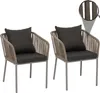 2er-Set Gartenstuhl MCW-N41, Outdoor Armlehne, wetterfest Produktbild-Vorschau 1