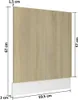 vidaXL Geschirrspülerblende Lyon Sonoma-Eiche 59,5x3x67 cm Produktbild-Vorschau 6