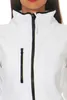 Mivaro Damen Fleecejacke ohne Kapuze in Weiß - Microfleece Produktbild-Vorschau 3