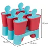 Set di 6 stampi per ghiaccioli con bastoncini per Anteprima dell’immagine prodotto 2