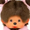 Dívka v županu s copánky | 20 cm panenka Monchhichi | Móda Náhled obrázku produktu 4