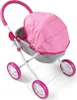 Milly Mally Doll Pram Dori Prestige 60 Cm Rose/Gris Voir les images du produit 3