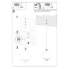 Hängeleuchte BALL champagner 1xE27 15W Stahl/Glas Produktbild-Vorschau 5