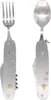 Campingbesteck Camping Outdoor Essbesteck Feldbesteck Produktbild-Vorschau 4
