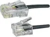 MicroConnect Modulaire RJ11-RJ45 2M M/M Noir Voir les images du produit 2