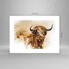 Poster - Poster ohne Rahmen - Stier Scotch Aquarell - 40x30 Produktbild-Vorschau 4