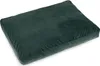 A dark green velvet dog bed is shown against a white background. Produktbild-Vorschau