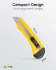 Fixpoint 77105 Coltello multiuso, giallo - con lame a Anteprima dell’immagine prodotto 4
