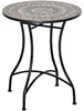 Outsunny Gartentisch Mosaiktisch rund Bistrotisch Produktbild-Vorschau 1