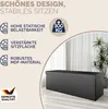 CASARIA® Sitzbank mit Stauraum Faltbar Schwarz 115x40x40cm Produktbild-Vorschau 3