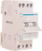 A close-up studio shot of a white electrical circuit breaker. Produktbild-Vorschau