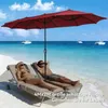 Puluomis Sonnenschirm 400 x 200 x238cm UPF 50+ mit Kurbel Produktbild-Vorschau 5