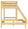 Doppel-Etagenbett 140x200 und 90x200 Erwachsenen-Stockbett Produktbild-Vorschau 7