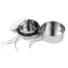 Set de cuisine de camping en acier inoxydable, idéal pour Voir les images du produit 3