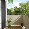 vidaXL Schermo privacy per balcone Beige 90x800 cm 100 % Anteprima dell’immagine prodotto 2
