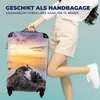 MuchoWow® Koffer Handgepäck Trolley Rollkoffer Kleine Produktbild-Vorschau 4