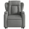 vidaXL Relaxsessel mit Aufstehhilfe Dunkelgrau Stoff Produktbild-Vorschau 10