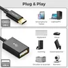 deleyCON 10cm USB-C auf USB-A OTG Kabel Adapter, 1 Stück Produktbild-Vorschau 2