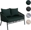 Aluminium-Gartenbank MCW-P90, Gartensofa Outdoor Sitzbank, Produktbild-Vorschau 9