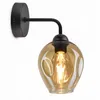 LUXOLAR Wandlampe Glasschirm Honig E27 60W - Wandleuchte Produktbild-Vorschau 1