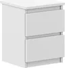 VBChome Comodino 30 x 26 x 38 cm Bianco opaco Comodino con Anteprima dell’immagine prodotto 1