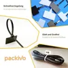 packivo Kabelbinder mit Beschriftungsfeld - 100 Stück - 2,5 Produktbild-Vorschau 4
