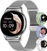 Maoo Ventura AMOLED Smartwatch Damen, RVS und 3x Produktbild-Vorschau 1