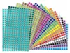 12600 St Bunte Klebepunkte 6mm Farbige Punkte Aufkleber in Produktbild-Vorschau 1