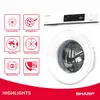 Sharp ES NFA014WWNA DE Waschmaschine 10 kg, Energieklasse Produktbild-Vorschau 3