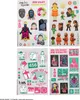 A collage of stickers featuring characters and symbols from the Squid Game series. Náhled obrázku produktu