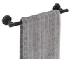 WENKO Handtuch Halter Stange Edelstahl matt schwarz 40cm Produktbild-Vorschau 1